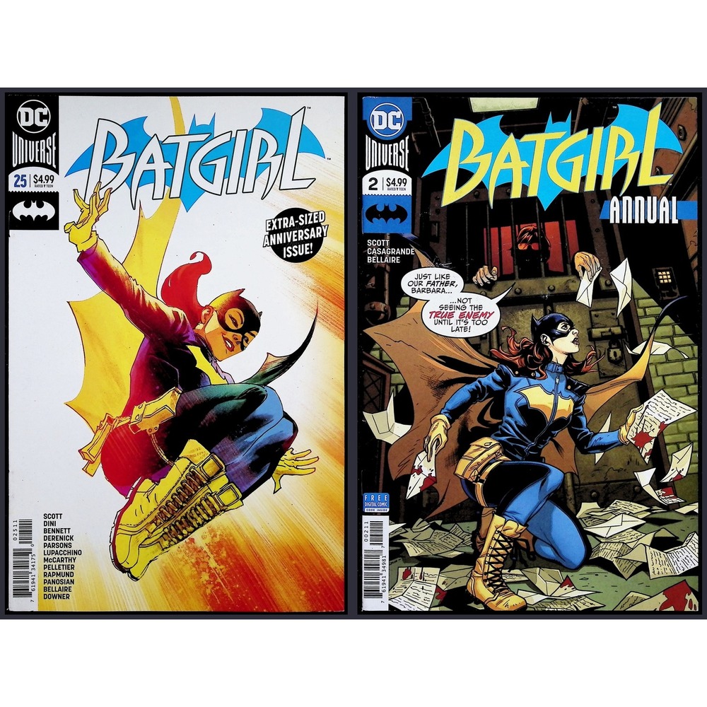 DC‎ Comics Comic Book Lot Batgirl #25 Anniversary Annual 2 DC Universe